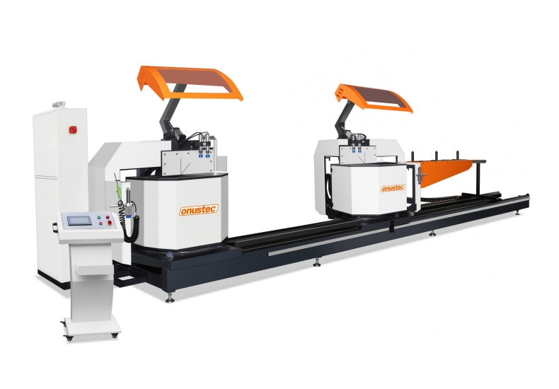 Onustec 7-Achsen-Verbundwinkel-CNC-Doppelgehrungssäge